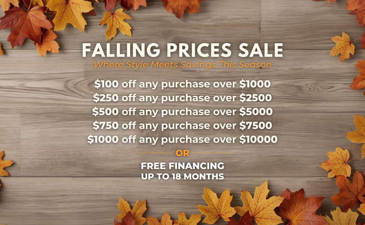 FALL SAVINGS at your local flooring store