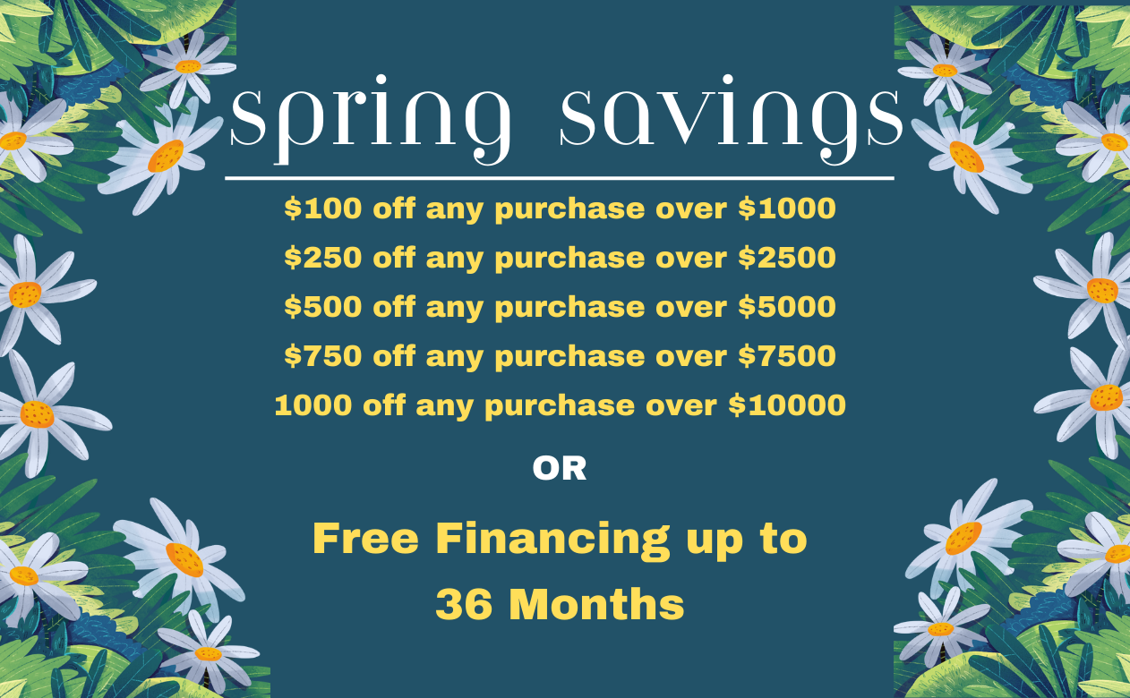 SPRING SAVINGS at your local flooring store